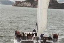 Adventure Cat Sailing Sunset Cruise